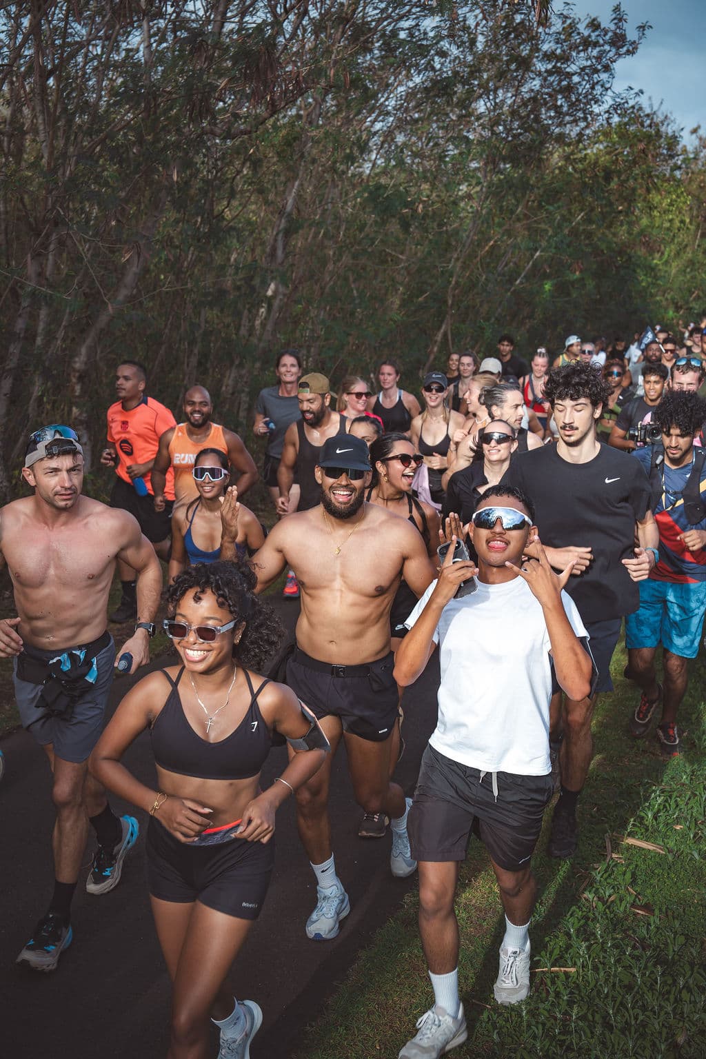 Run du Sunday Social Run à La Réunion